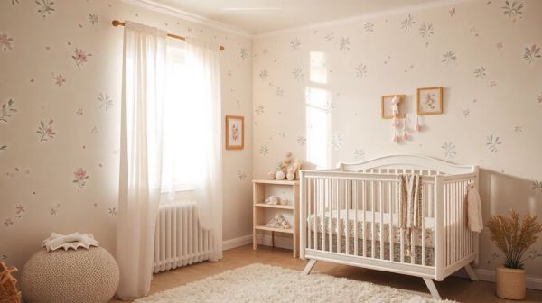 10 papiers peints doux idéaux pour la chambre des nouveau-nés