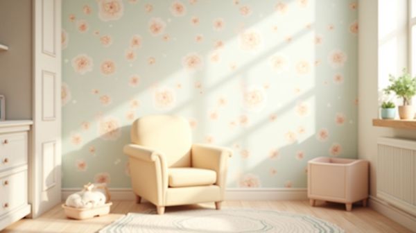 Opter pour des papiers peints apaisants pour chambre de bébé